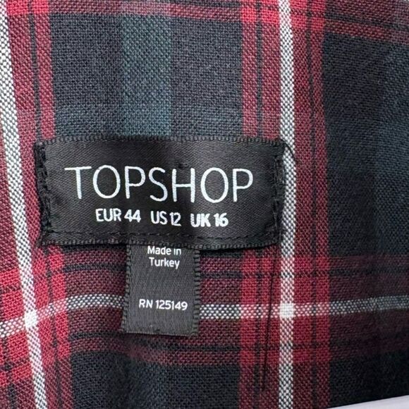 Topshop Duke Hooded Jacket in Army Green Women’s Size 12 - Picture 6 of 9